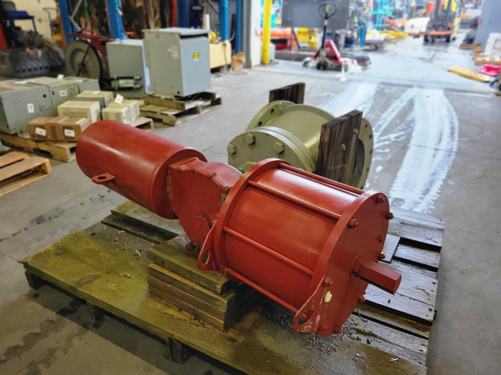 GA INDUSTRIES / ROTORK 16" Class 125 Flanged Plug Valve w/ Scotch Yoke Pneumatic Actuator