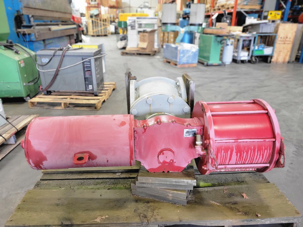 GA INDUSTRIES / ROTORK 16" Class 125 Flanged Plug Valve w/ Scotch Yoke Pneumatic Actuator