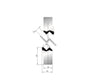 EUROSTAMP Part No. 1147 @ 835mm 90 Degree Joggle Inserts Holder 