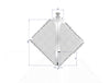 EUROSTAMP Part No. 1295 @ 30mm 28 Degree Hemming Die Straight Punch