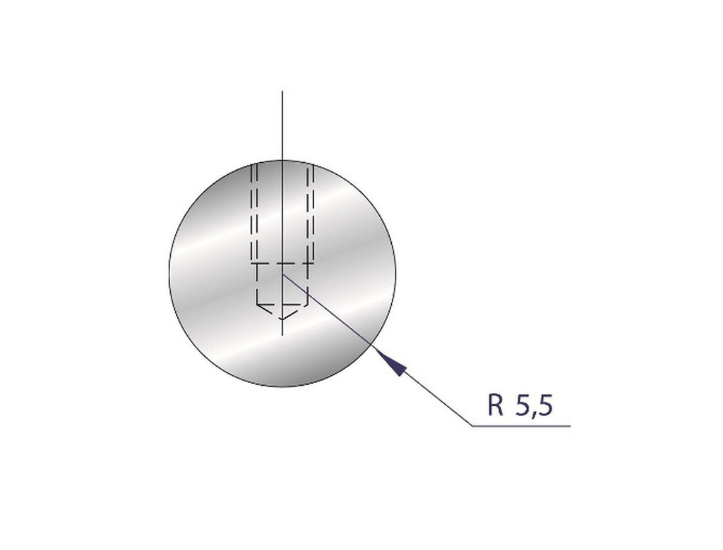 EUROSTAMP Part No. 1185 @ 835mm R=5,5 Small Radius Element