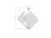 EUROSTAMP Part No. 1233 @ 40mm 86 Degree Gooseneck Punch