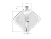 EUROSTAMP Part No. 1308 @ 35mm 28 Degree Hemming Die Straight Punch