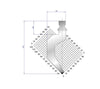 EUROSTAMP Part No. 1314 @ 550mm 86 Degree Gooseneck Punch (Segmented)