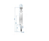 EUROSTAMP Part No. 1253 @ 500mm 24 Degree 10mm Flattening Blade