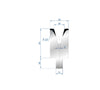 EUROSTAMP Part No. 3120 @ 1100mm 30 Degree Single V Die (Segmented)