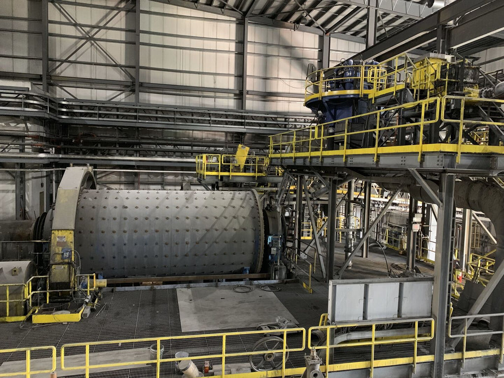 METSO 11'-6" X 22' Horizontal Ball Mill w/ 1100 kW WEG Motor