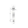 EUROSTAMP Part No. 3123 @ 50mm 86 Degree Single V Die