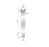 EUROSTAMP Part No. 3125 @ 40mm 86 Degree Single V Die