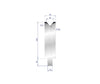 EUROSTAMP Part No. 3128 @ 500mm 86 Degree Single V Die