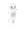 EUROSTAMP Part No. 3129 @ 30mm 86 Degree Single V Die