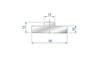 EUROSTAMP Part No. 2058 @ 830mm H=10 Self Centering Die Rail