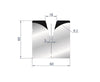 EUROSTAMP Part No. 2086 @ 805mm 30 Degree Single V Die (Segmented)