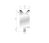 EUROSTAMP Part No. 3131 @ 550mm 86 Degree Single V Die (Segmented)
