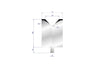 EUROSTAMP Part No. 3132 @ 45mm 86 Degree Single V Die