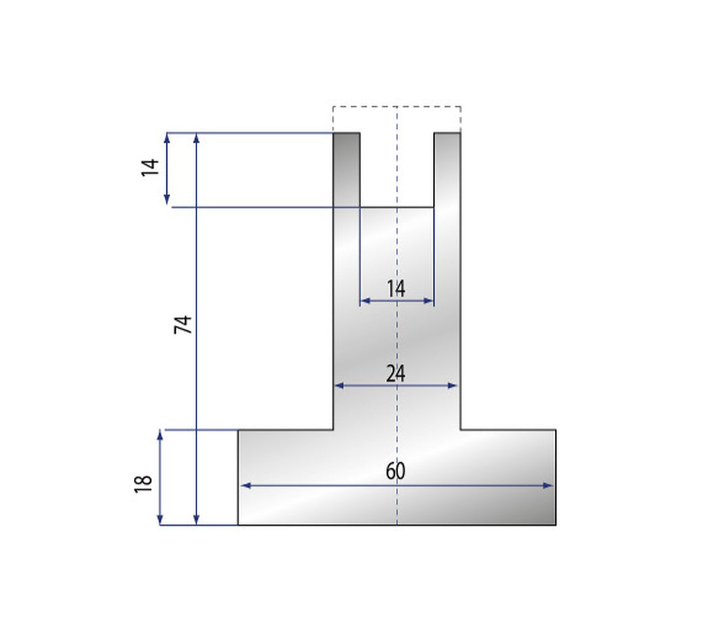 EUROSTAMP Part No. 2109 @ 415mm 20x24 Nylon Insert Holder