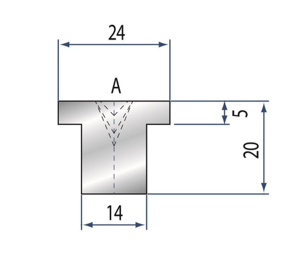 EUROSTAMP Part No. 2112 @ 835mm 20x24 Nylon Insert Holder