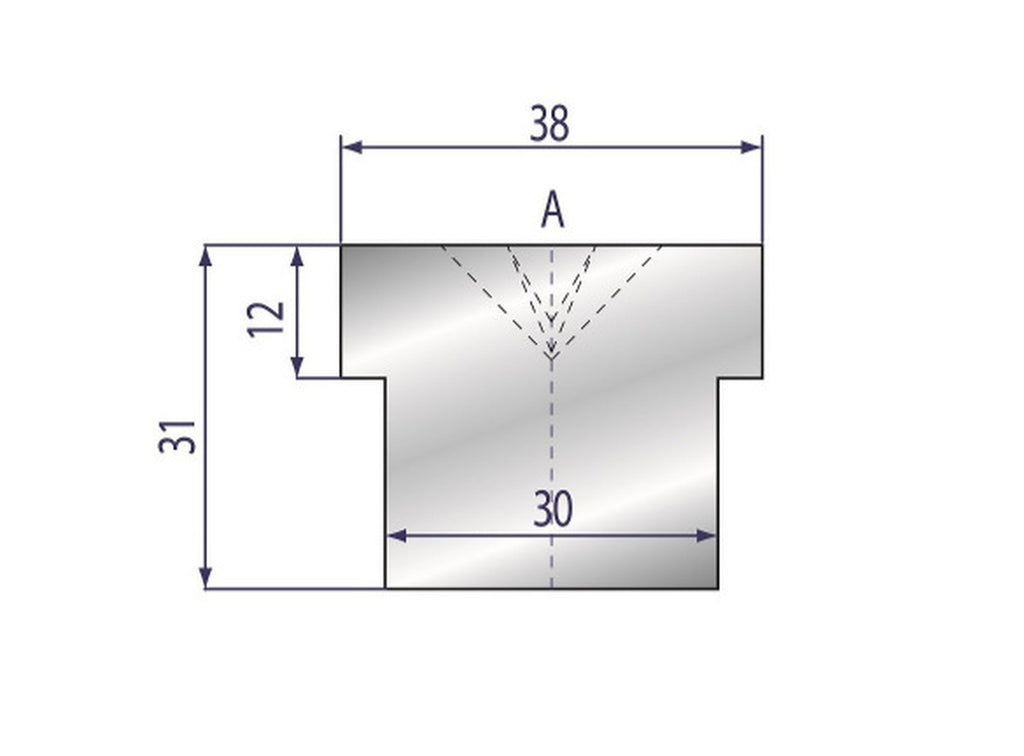 EUROSTAMP Part No. 2114 @ 415mm 31x38 Nylon Insert Holder