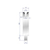 EUROSTAMP Part No. 3139 @ 25mm 30 Degree Single V Die 