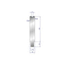 EUROSTAMP Part No. 3200 @ 100mm 86 Degree Single V Die 