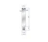 EUROSTAMP Part No. 3201 @ 100mm 86 Degree Single V Die 