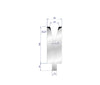 EUROSTAMP Part No. 3142 @ 550mm 30 Degree Single V Die (Segmented)