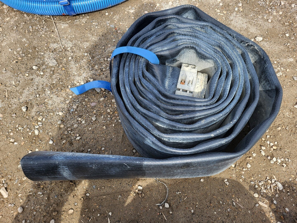 MINEFLEX 8" x 35 ft Lay Flat Hose 00-290 w/ Coupling