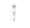 EUROSTAMP Part No. 3147 @ 50mm 86 Degree Single V Die