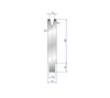 EUROSTAMP Part No. 3208 @ 300mm 30 Degree Single V Die 