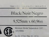 3M 3/8" x 200 ft. Black Heat Shrinkable Flexible Polyolefin Tubing FP-301