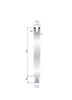 EUROSTAMP Part No. 3152 @ 100mm 30 Degree Single V Die