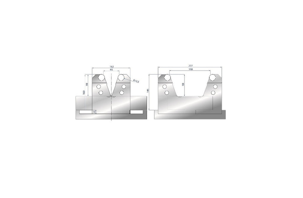 EUROSTAMP Part No. 3191 @ 500mm Adjustable Die w/ Case Hardened Rollers