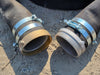 6" x 75 ft Hose Black w/ Camlock Coupling