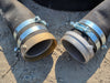 6" x 75 ft Hose Black w/ Camlock Coupling