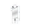EUROSTAMP Part No. 3216 @ 200mm 86 Degree Single V Die