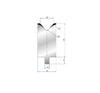EUROSTAMP Part No. 3217 @ 550mm 86 Degree Single V Die (Segmented)