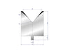 EUROSTAMP Part No. 3222 @ 100mm 80 Degree Single V Die
