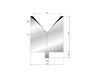 EUROSTAMP Part No. 3222 @ 25mm 80 Degree Single V Die