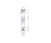 EUROSTAMP Part No. 3227 @ 45mm 84 Degree Single V Die