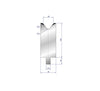 EUROSTAMP Part No. 3232 @ 50mm 80 Degree Single V Die