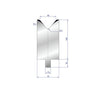 EUROSTAMP Part No. 3233 @ 500mm 80 Degree Single V Die