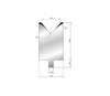 EUROSTAMP Part No. 3234 @ 30mm 80 Degree Single V Die