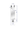 EUROSTAMP Part No. 3240 @ 30mm 30 Degree Single V Die