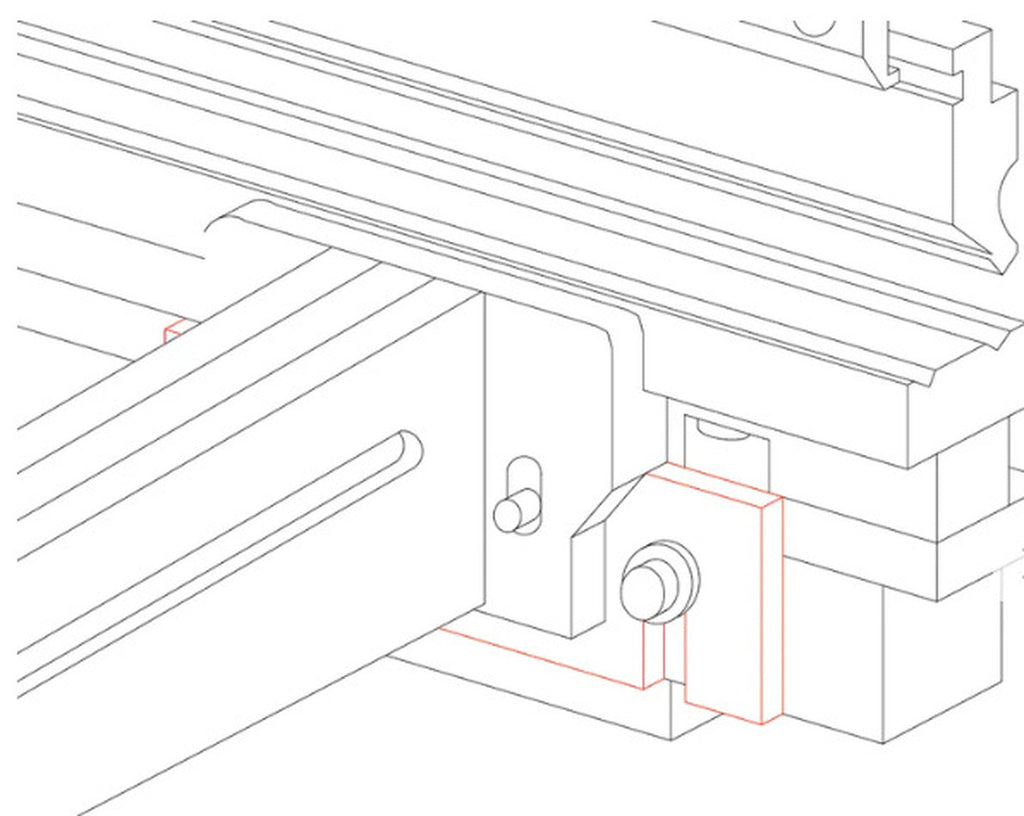 EUROSTAMP Part No. 4011 @ 300mm Nr. 1 Clamp for Front Support Arm