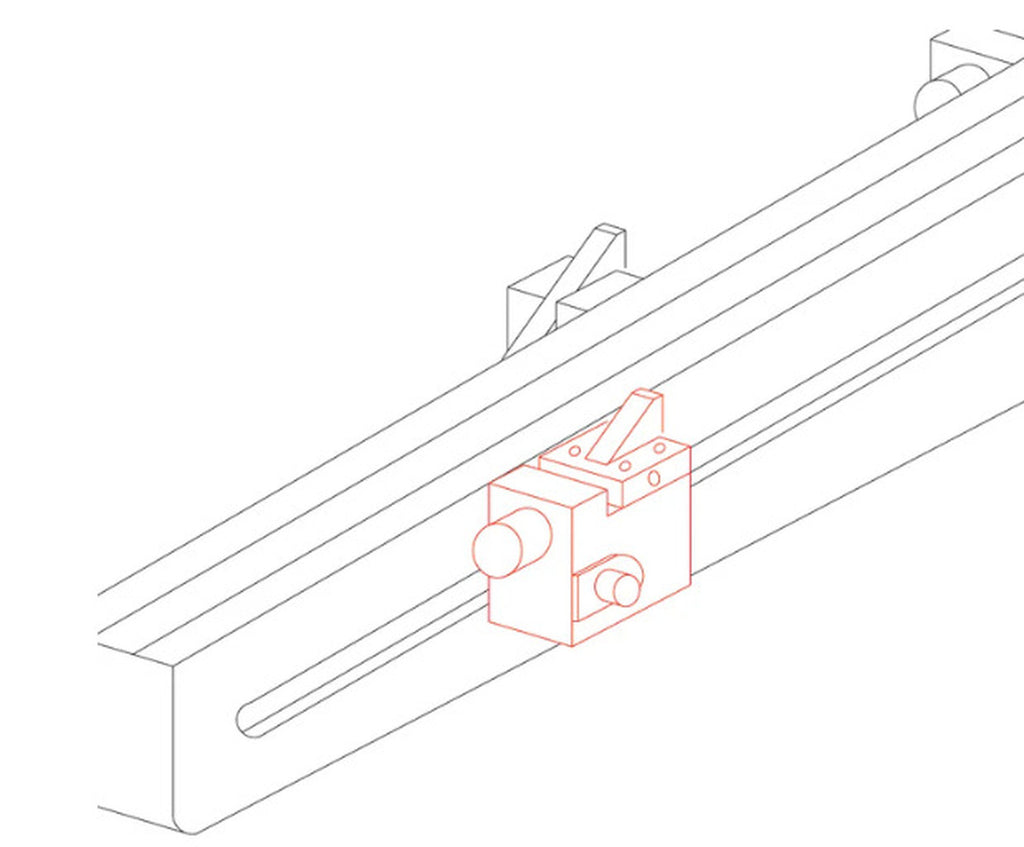 EUROSTAMP Part No. 4012 Nr. 1 Trip Stop with Micrometric Adjustment