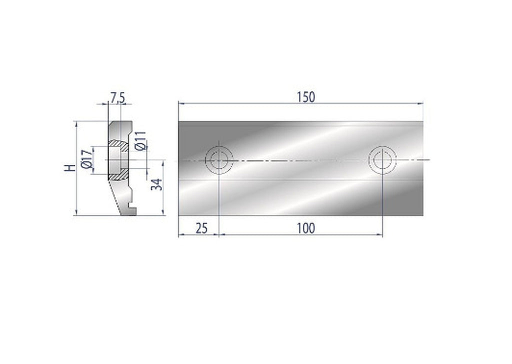 EUROSTAMP Part No. 4020 @ 150mm Simple Safety Clamp