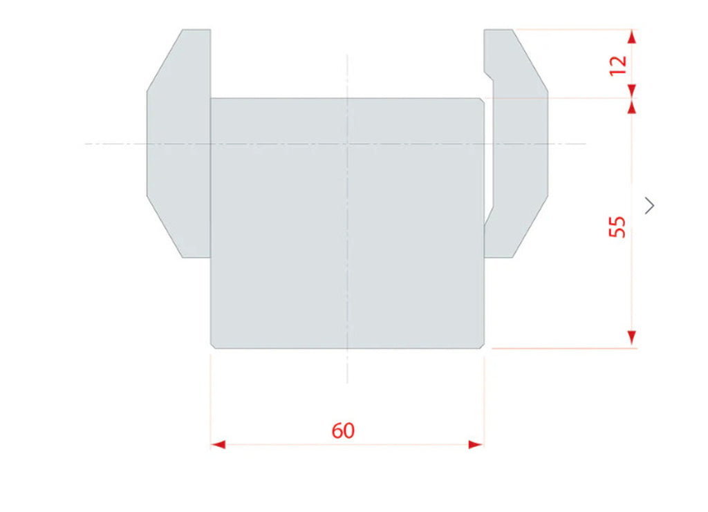 EUROSTAMP Part No. 4033 @ 835mm Filler Block + 6 Short Clamps