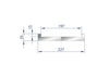 EUROSTAMP Part No. 9015 @ 500mm Adapter for Adjustable Die Cod. 3190
