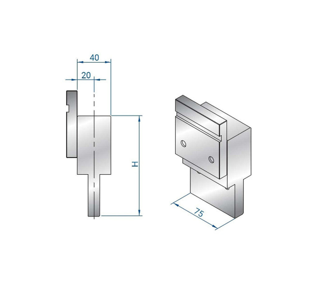 EUROSTAMP Part No. 4228 @ 75mm Short Intermediate 