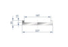 EUROSTAMP Part No. 9018 @ 1000mm Adapter for Adjustable Die Cod. 3190